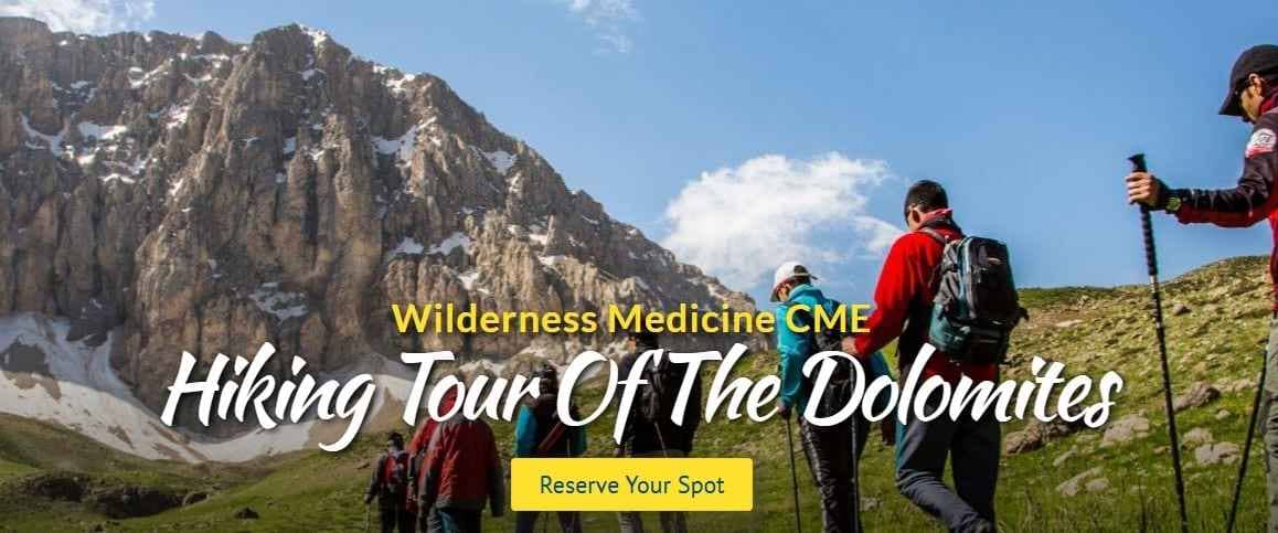 Wilderness Medicine CME Hiking Tour of the Dolomites (Jun 11 - 19, 2027)