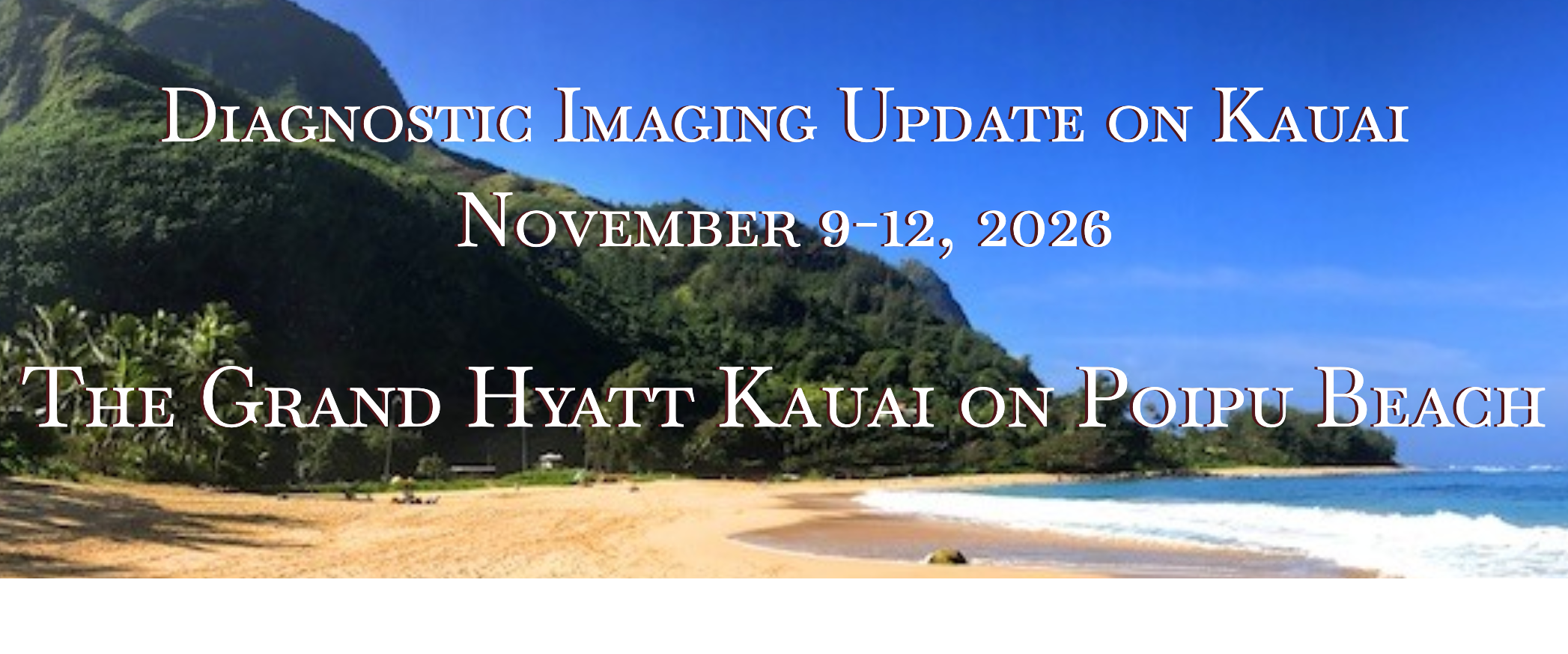 Diagnostic Imaging Update on Kauai (Nov 09 - 12, 2026)